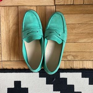 Teal Cole Haan loafers size 6.5